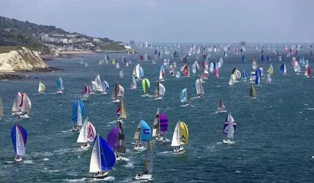 El espectáculo de la Cowes Week