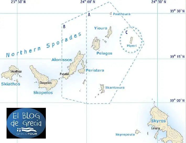 guia nautica islas esporadas grecia