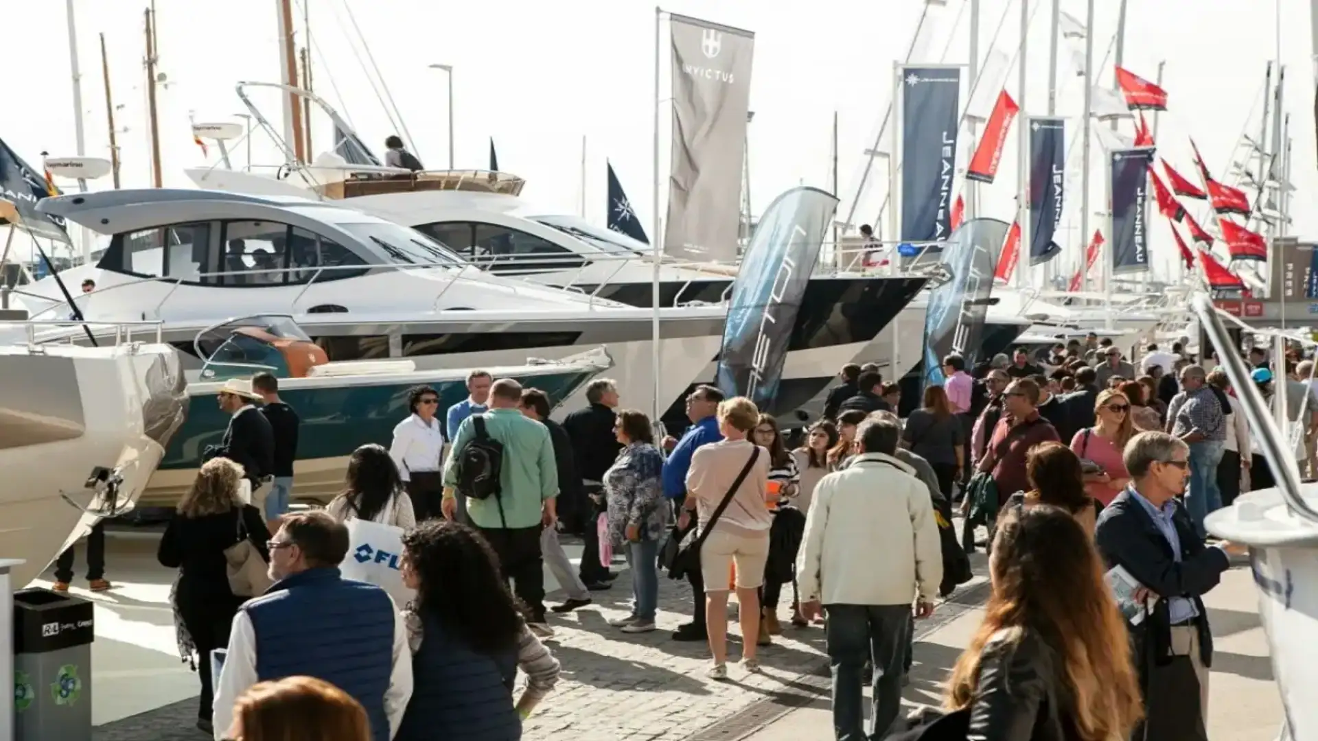 55. Internationale Seehalle in Barcelona vom 12. bis 16. Oktober, in Port Vell