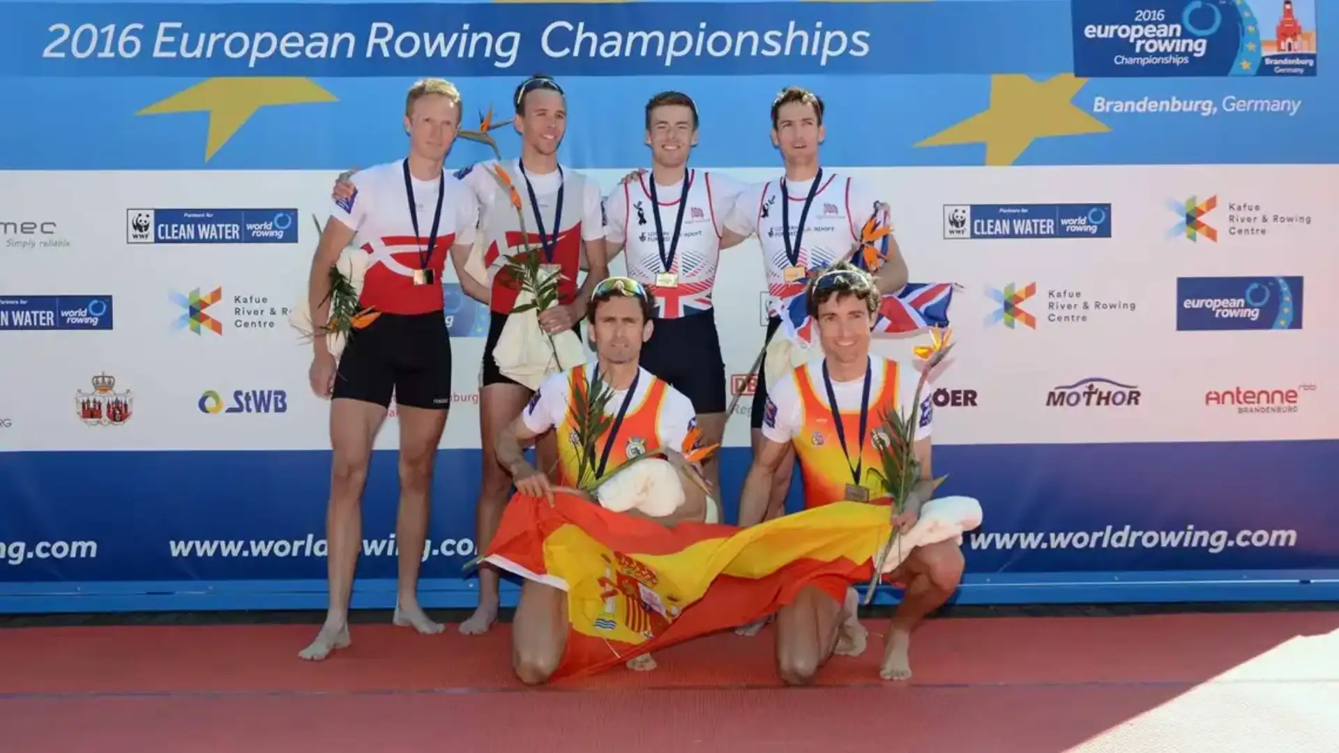 Das spanische Team erreicht eine Bronze in der Europäischen