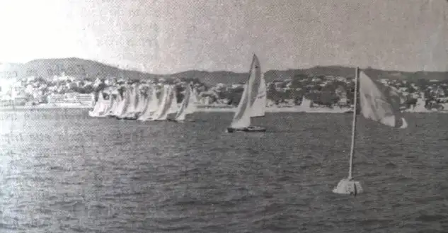 Salida de la sexta y decisiva manga en Cascais