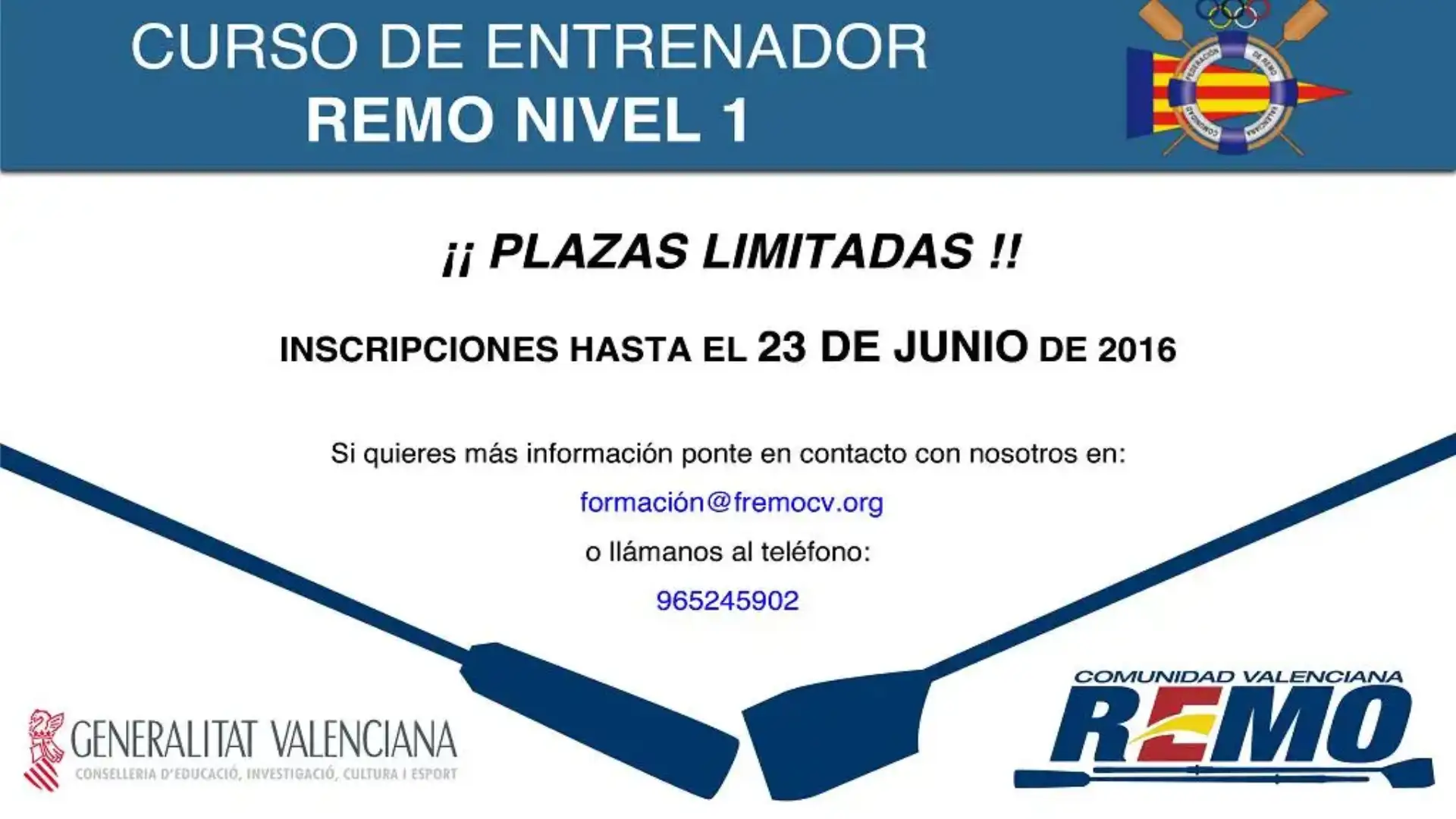 Kurs in Valencia von Remo Trainer Level 1