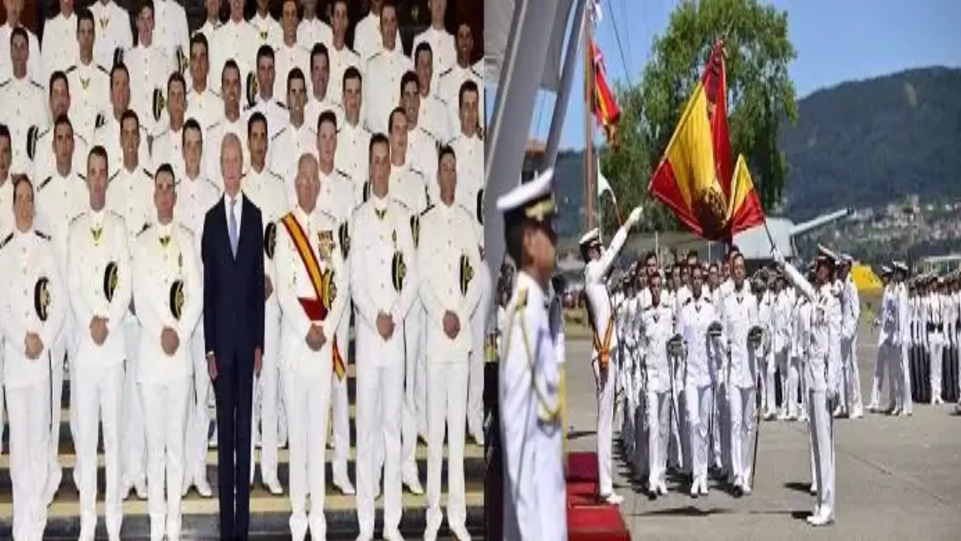 Consegna dei Royal Dispachos ai nuovi ufficiali della Marina Militare alla Scuola Navale Militare