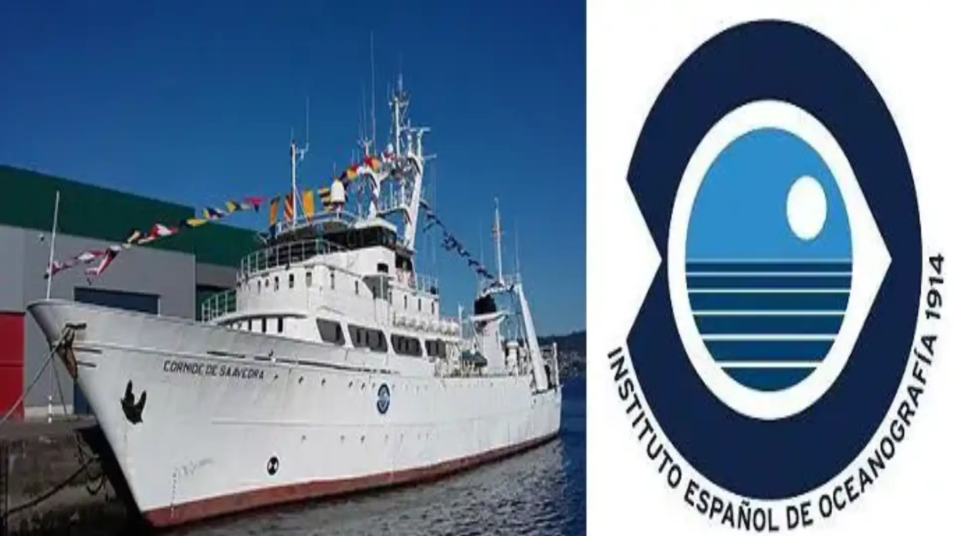 L'IEO esegue un atto di omaggio alla nave oceanografica Cornide de Saavedra