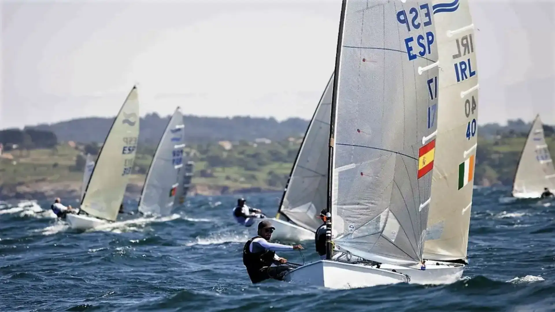Pablo Guitián proclama a La Coruña campione di stato della classe Finn