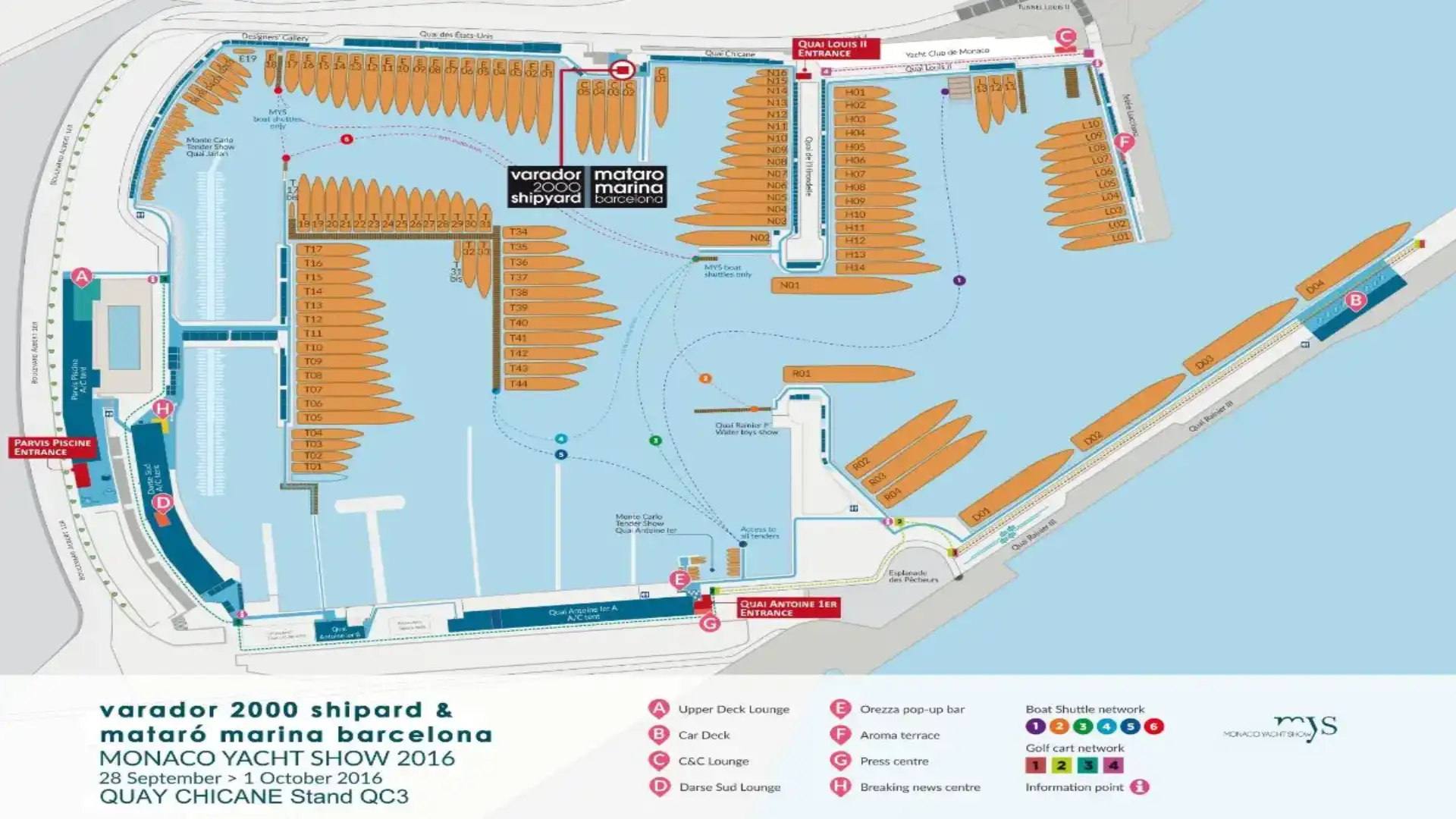 Mataró Marina Barcelona sarà presente per il settimo anno al Monaco Yacht Show