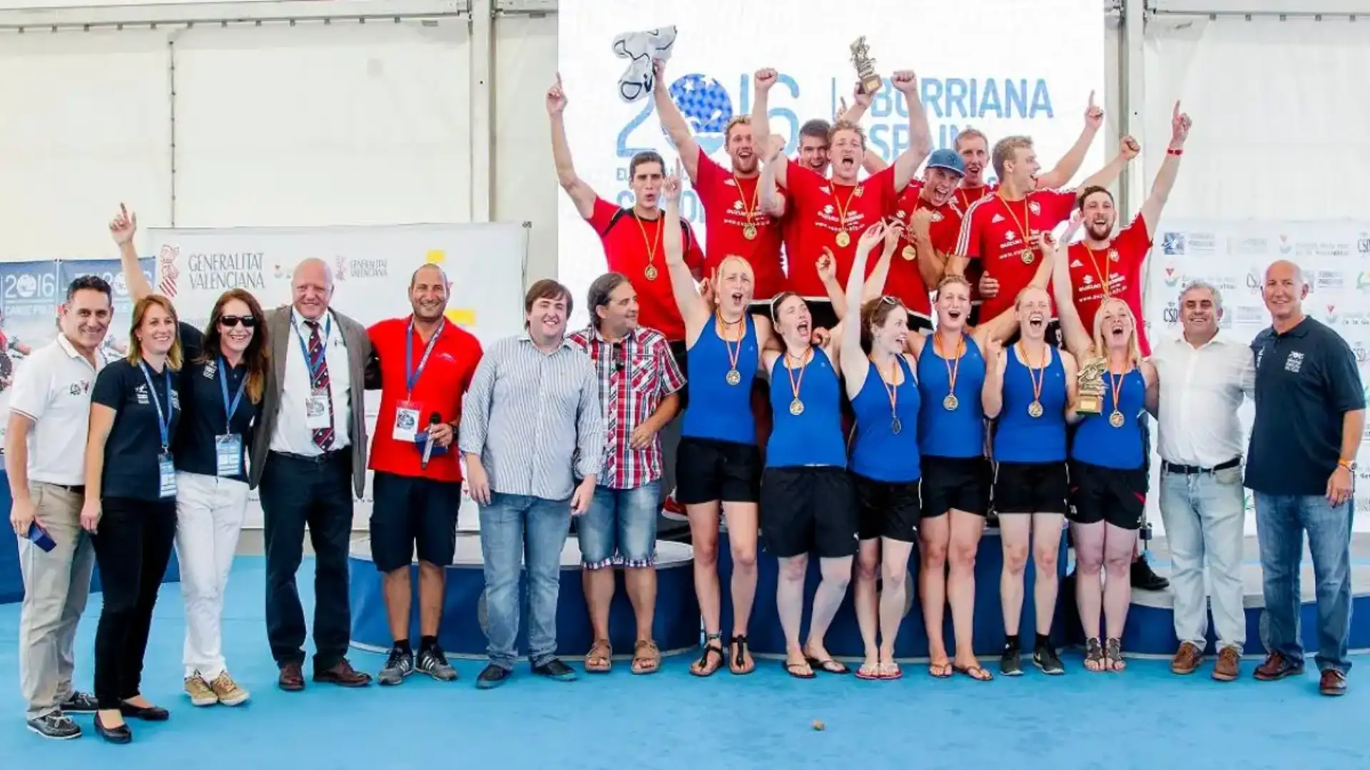 La Germania domina i club europei di Kayak Polo che si tengono a Burriana