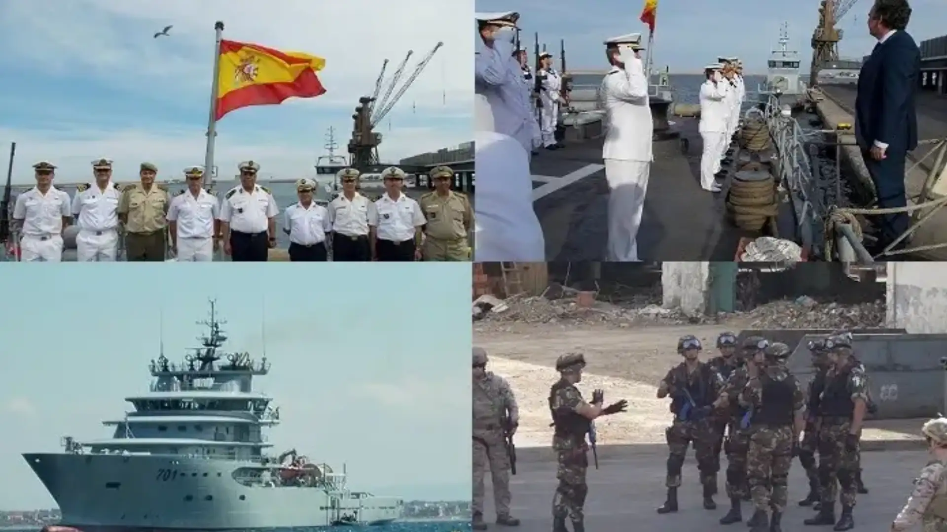 Le forze armate algerine e spagnole effettuano esercizi bilaterali