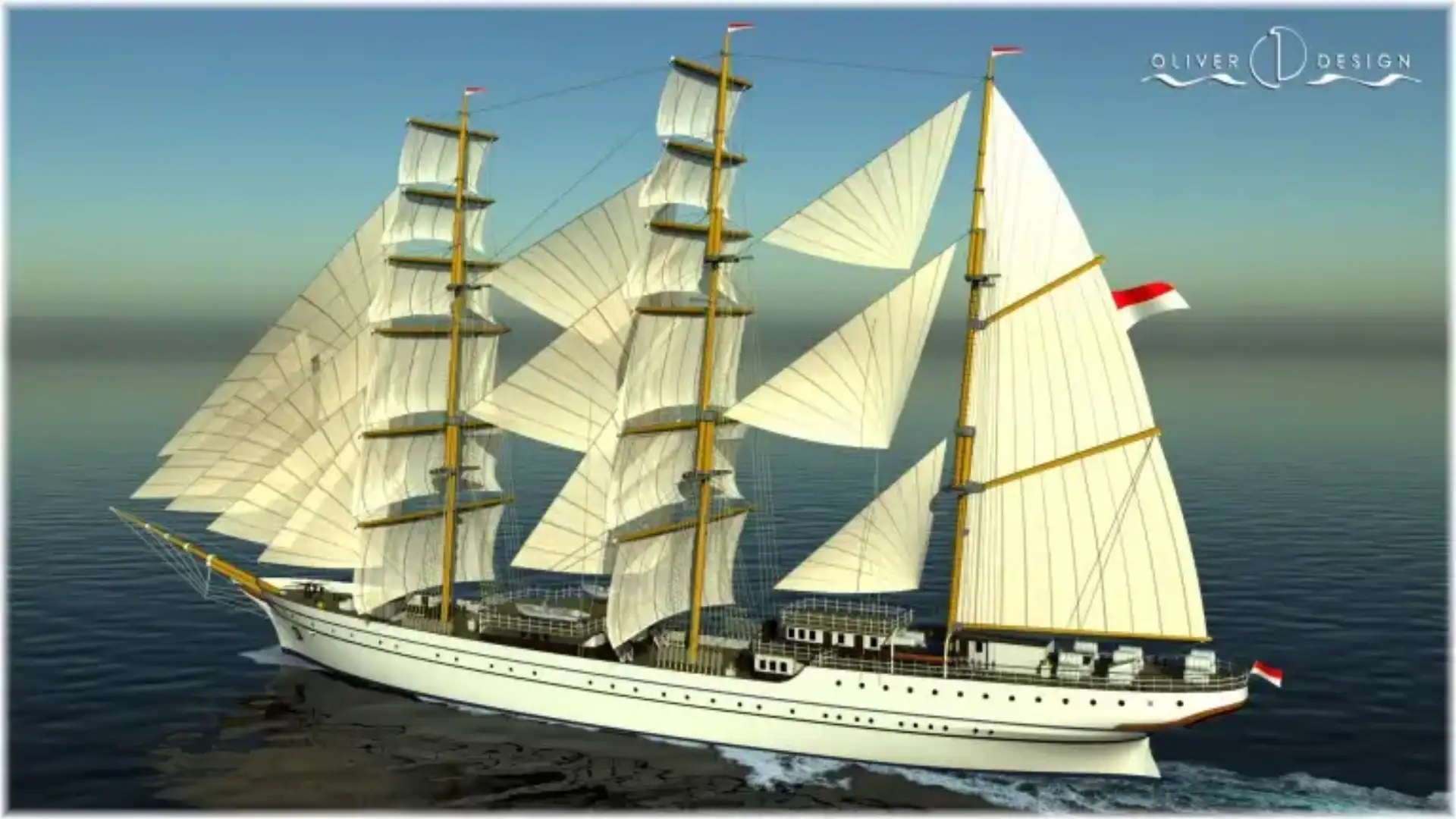 Il Basco Oliver Design consente l'interno della marina indonesiana "Bima Suci"