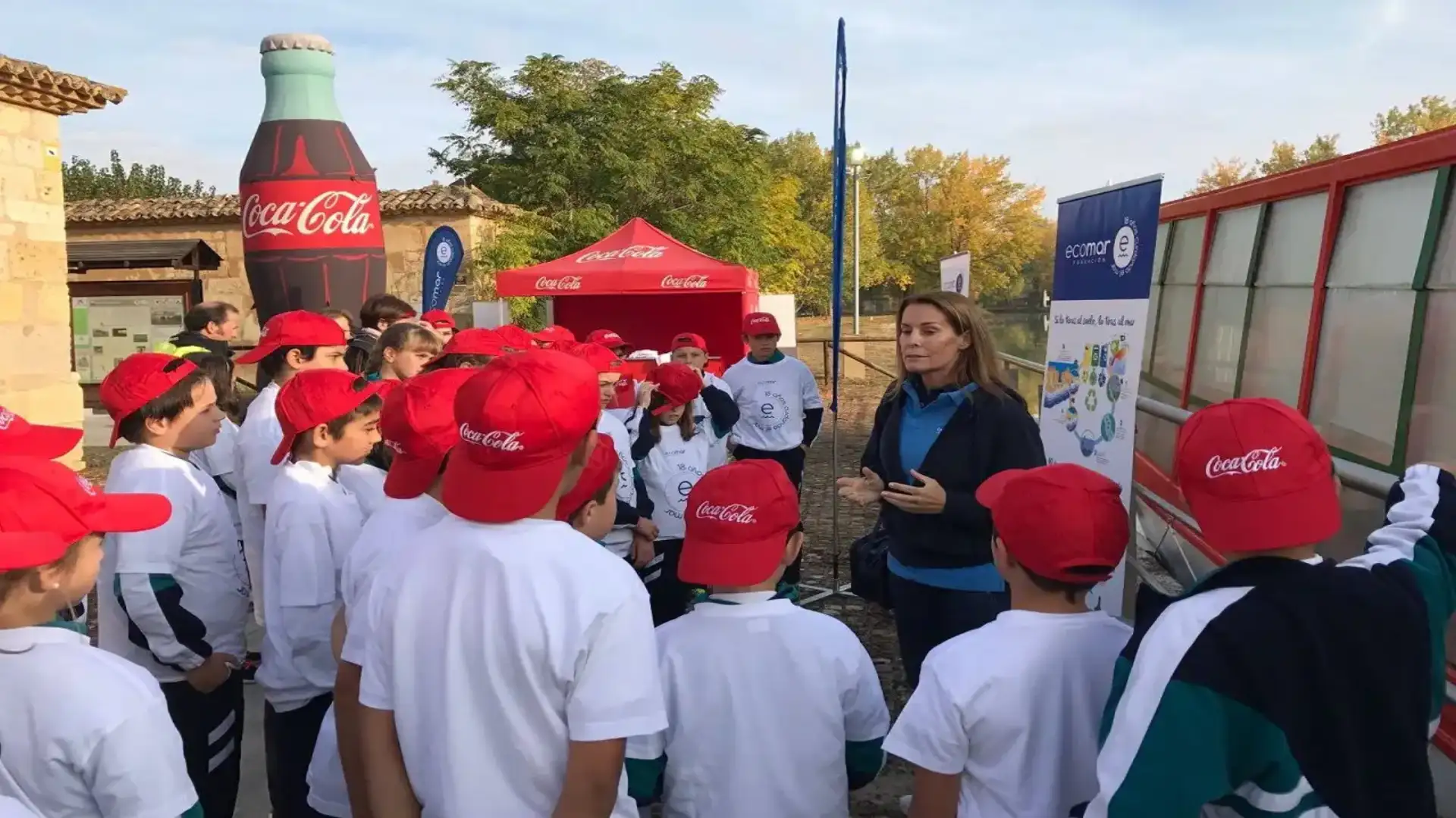 La Fondazione Ecomar e Coca-Cola a Medina de Riyeco nello storico Canal de Castilla