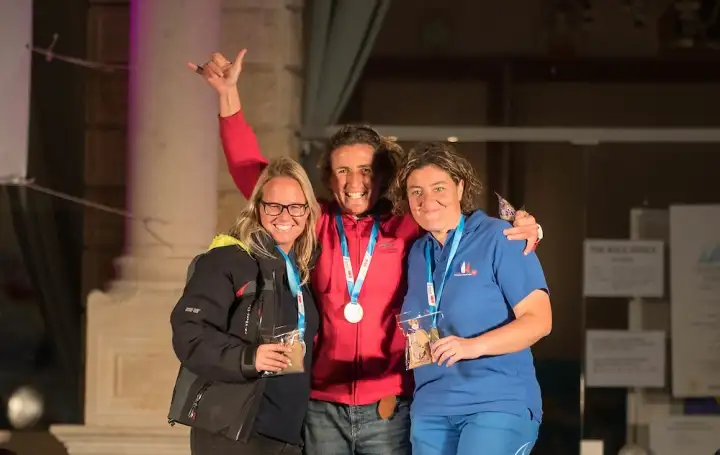 Josele Doreste y Mònica Azón Campeones de Europa Màster en Laser Standard y Laser Radial femenina. Europeo Master Croacia 2016