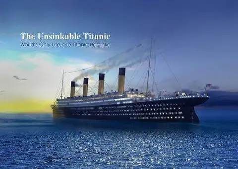 China construye una réplica del Titanic a tamaño real y promete aplicaciones para "experimentar el horror"