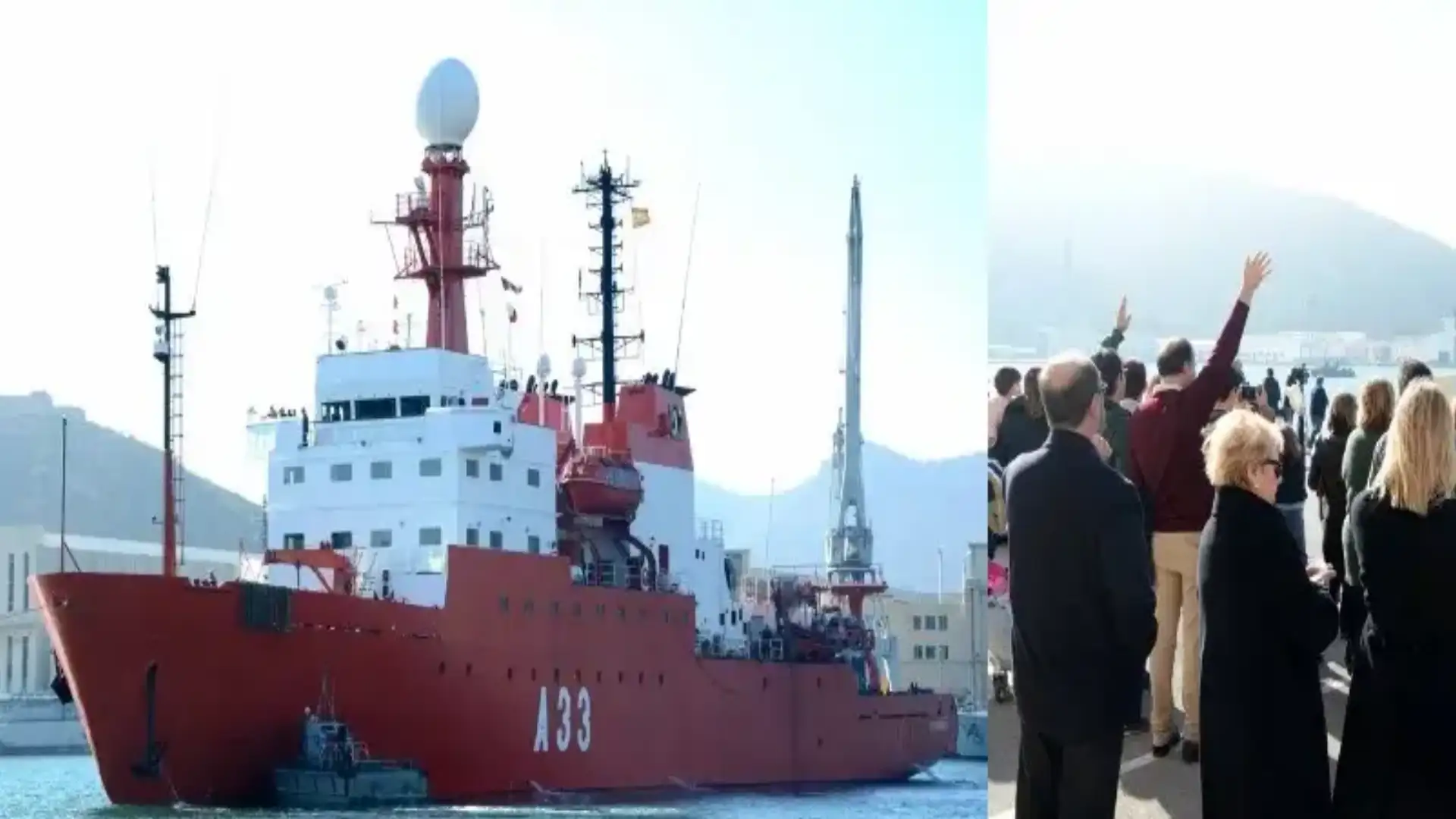 La nave oceanografica "Hesperides" parte per la campagna antartica spagnola 30