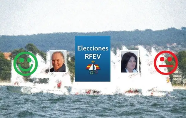 El match por la poltrona de la Española de Vela en sus inicios parece ser inclinado a favor de Turró en 20 votos... ya veremos
