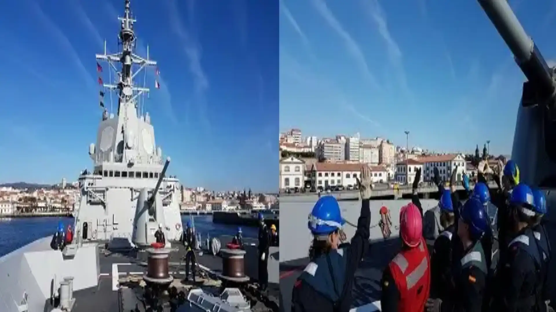 Il "Patiño" e il "Mendez Núñez" salpano da Ferrol al Mediterraneo