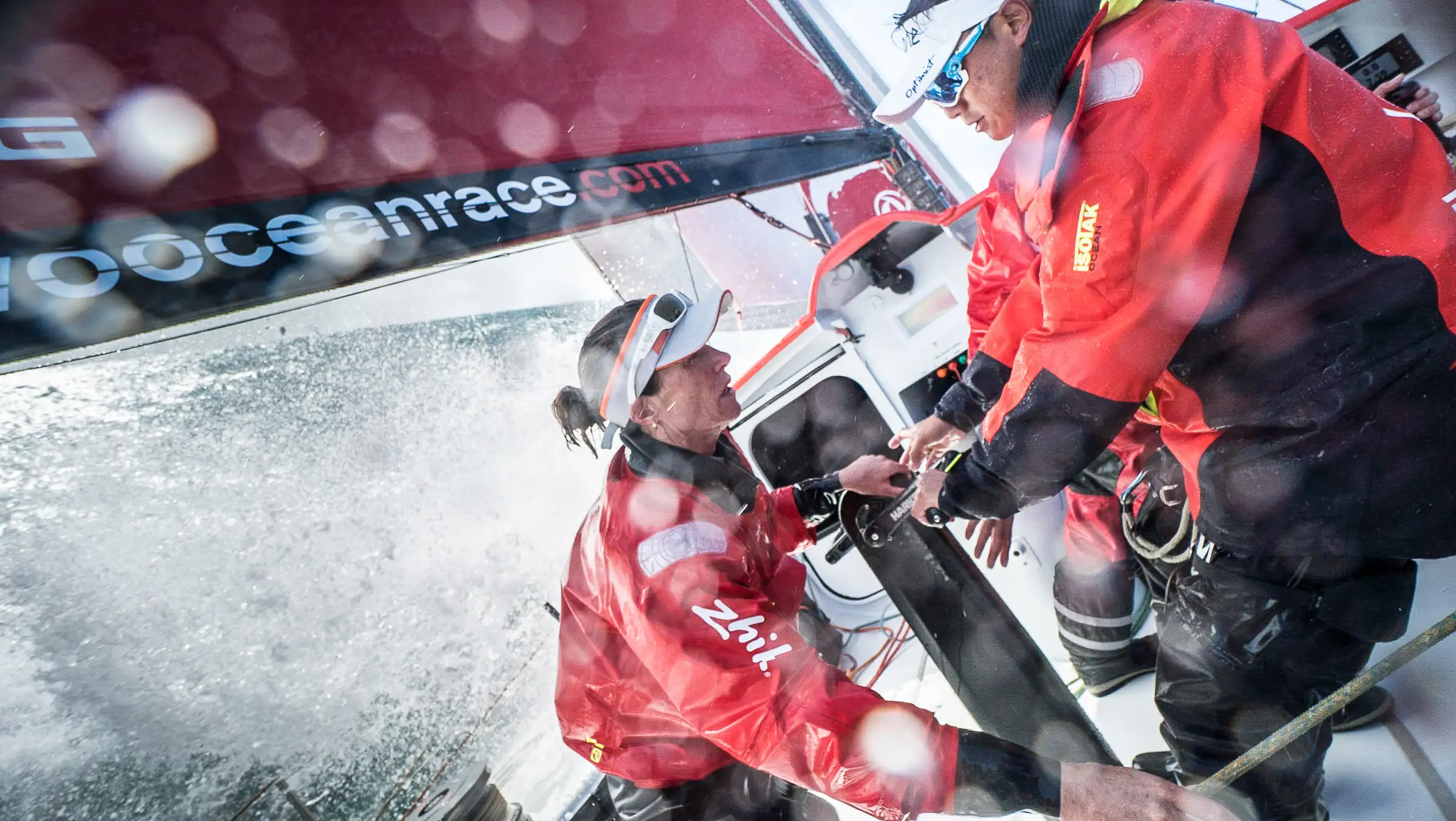 Carolinj Brouwe durante la pasada edición de la VOR a bordo del Team SCA. Martin Keruzoré/Volvo Ocean race