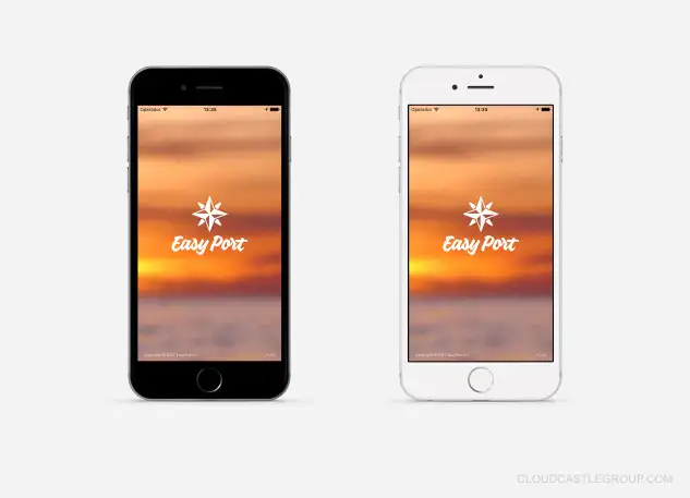 Imagen de la app para dispositivos móviles Easy Port.