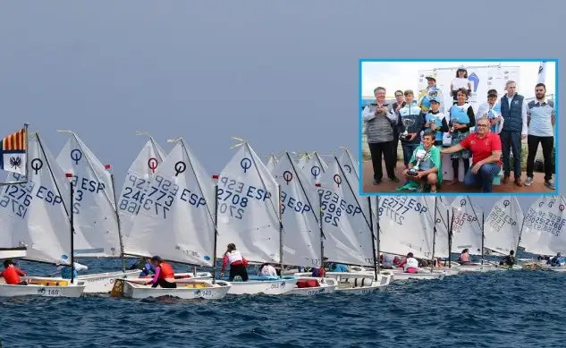 Se clausuró con exito organizativo del Club Náutico de Altea la Copa de España de Optimist (Foto Pep Portas)