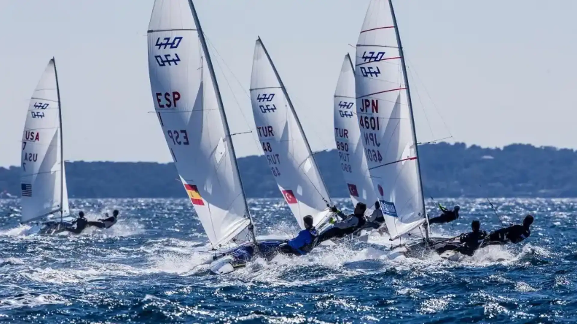 Silvia Mas e Patricia Cantero Silver nel 470 nella serie Hyères World Cup