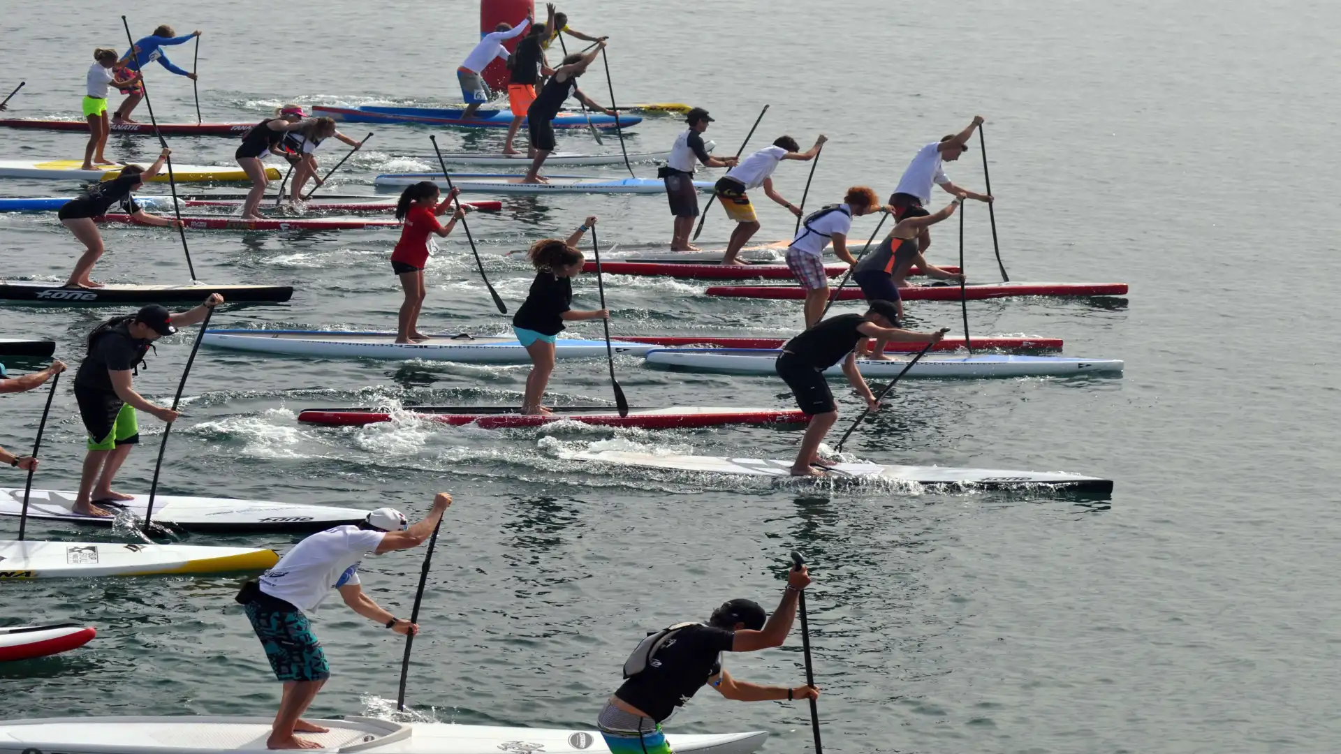 Marina de Denia quartier generale di una prova del Circuito Mediterraneo SUP Race