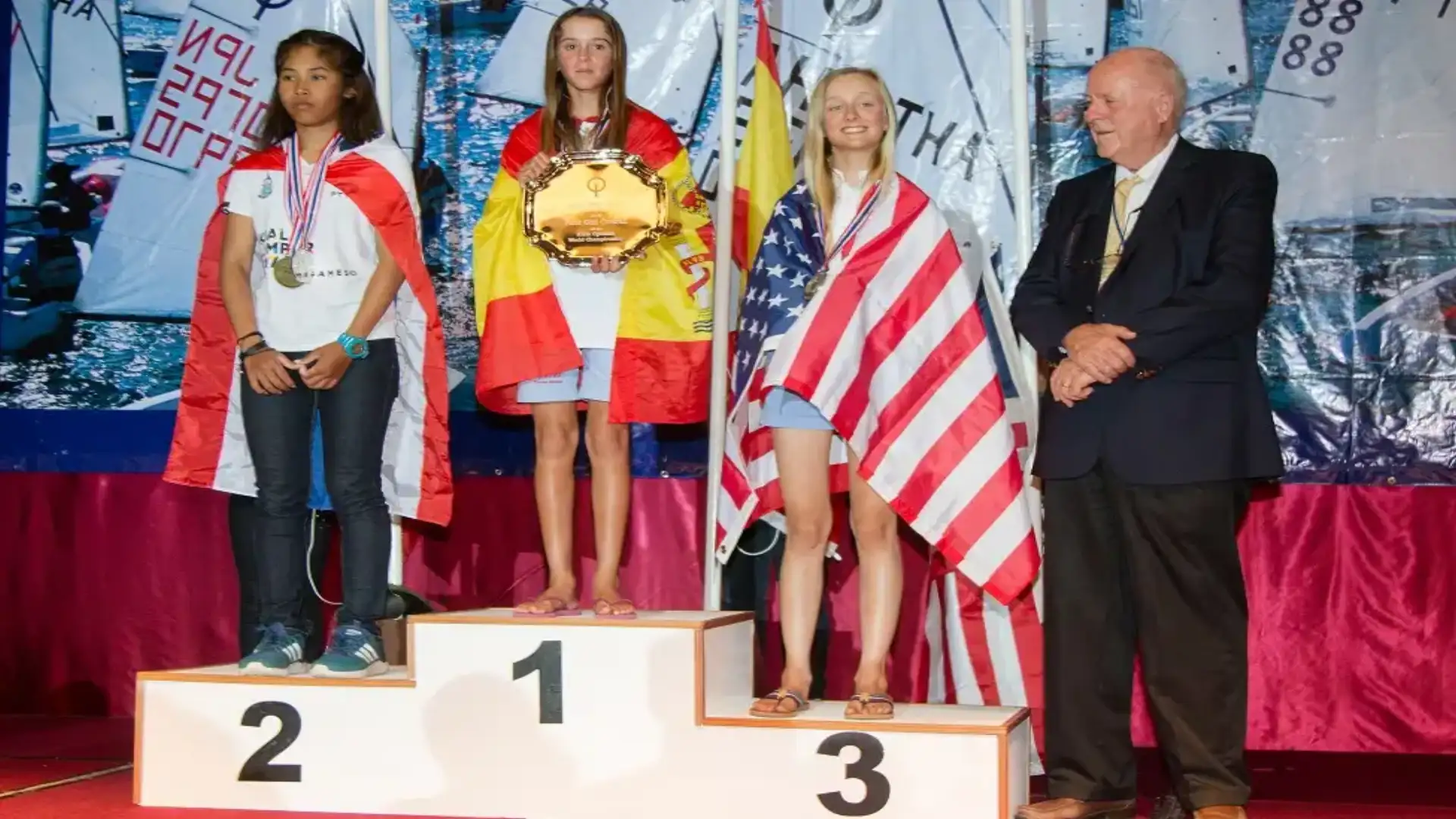 Spagna, Thailandia e Stati Uniti Optimist World Podium nella categoria femminile