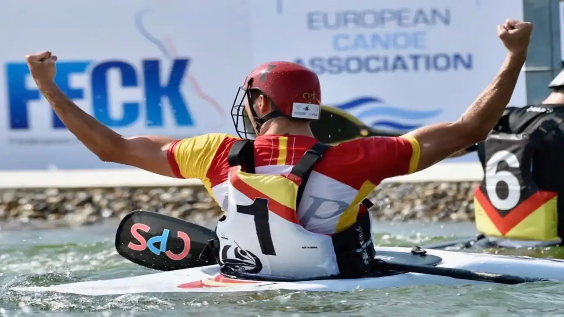 Spagna in kayak polo vince la finale del 4-2 Campionato Europeo in Germania