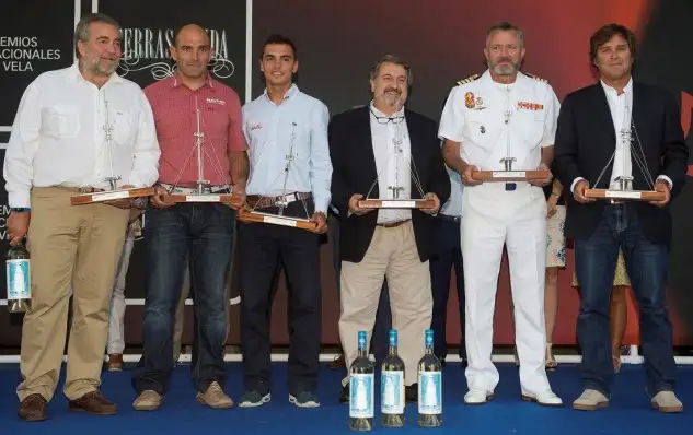 Los galardonados en esta edición de los Premios Terras Gauda (Foto Miguel Riopa)