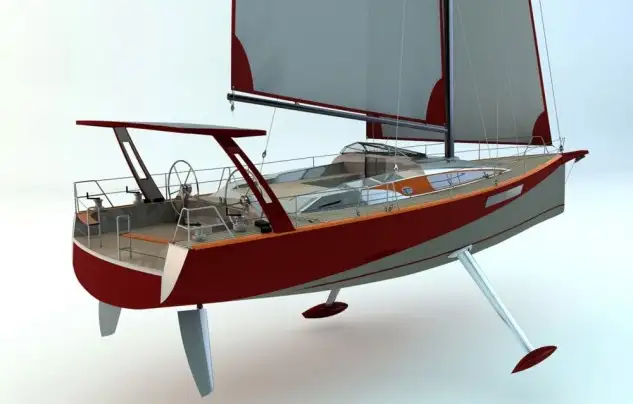 El nuevo velero Tava’E con doble quilla pendular será una de las novedades del Valencia Boat Show 2017