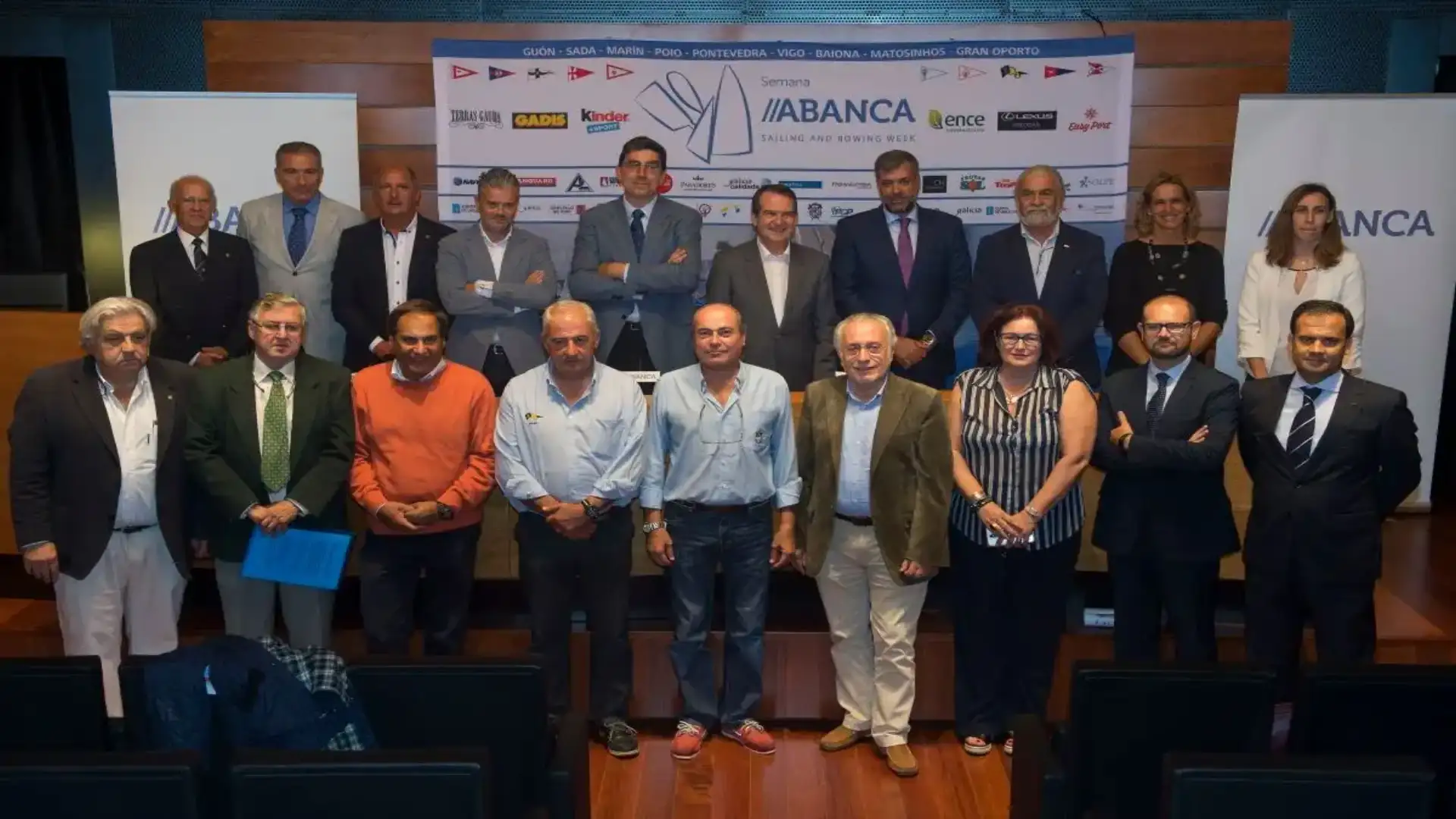 Presentato l'Abanca Settimana due mesi di gare di vela, remi e piragüism