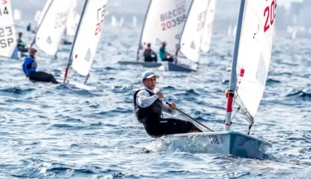 Marcelo Cairo acaricia la plata europea en Laser Radial masculino