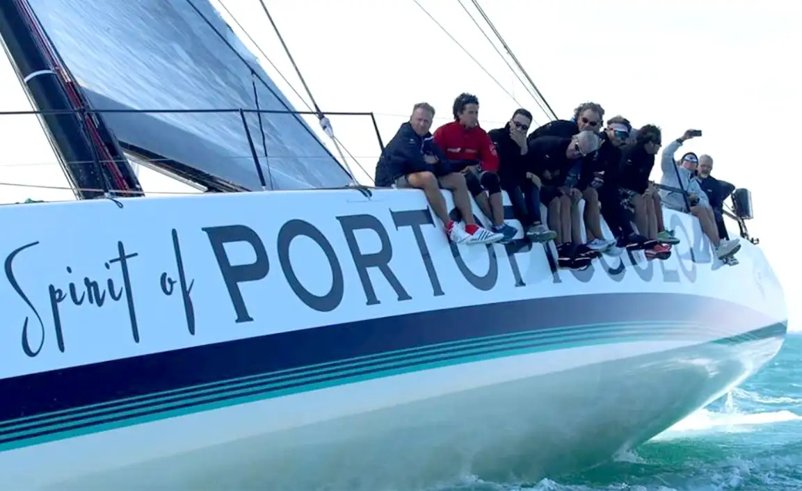 Pancho González,en la 49 edición de la regata más númerosa del mundo, la Barcolana, a bordo del Spirit of Portopicolo.
