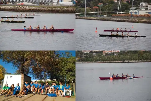 Por Galicia estuvieron en Sevilla Remo Tui, San Felipe de Ferrol y Cedeira (Foto Infomiño)