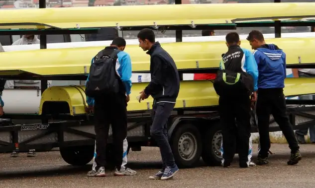 La Federación Gallega de Remo acordará con la Portuguesa una nueva fecha, que tendrá que ser antes de que concluya el año (Foto Pedro Seoane)