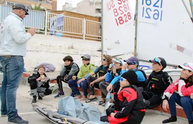 Los campeones mundiales, el italiano Marco Gradoni y la española María Perelló están en Torrevieja (Foto Pep Portas)