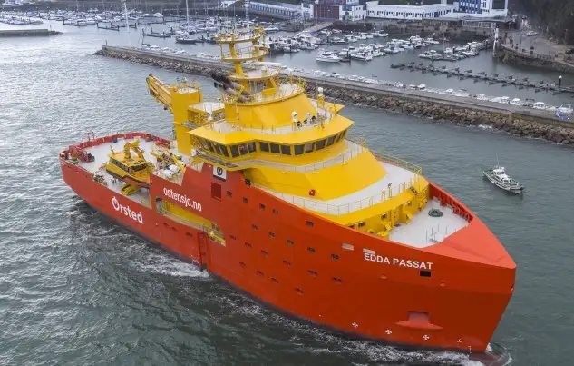 Primer SOV construido en España en pruebas de mar