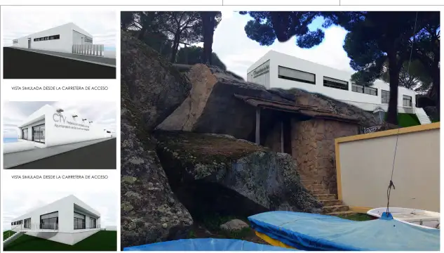 se celebró el pleno el ayuntamiento de San Martín de Valdeiglesias en el que se aprobó la cesión gratuita de una parcela de algo más de 1.300 m2 que albergará las instalaciones para uso docente y deportivo (Foto Pep Portas)