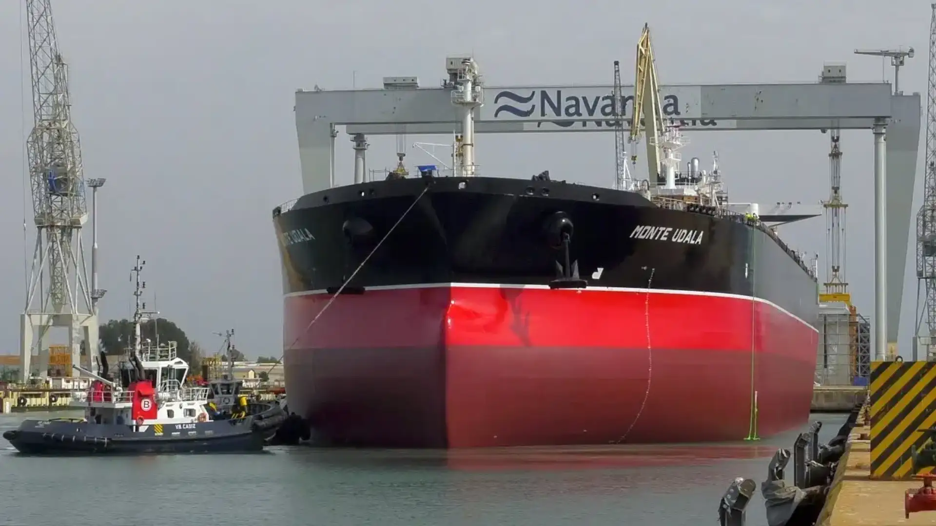 Navantia consegna a Ibaizabal in Puerto Real la prima delle petroliere Suezmax
