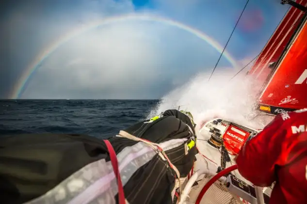 Cuatro días después de la salida de la etapa de 7.600 millas entre Auckland (Nueva Zelanda) e Itajaí (Brasil), los barcos ya han empezado a aminorar la bajada hacia el sur para empezar a apuntar sus proas hacia el este, dirección Cabo de Hornos