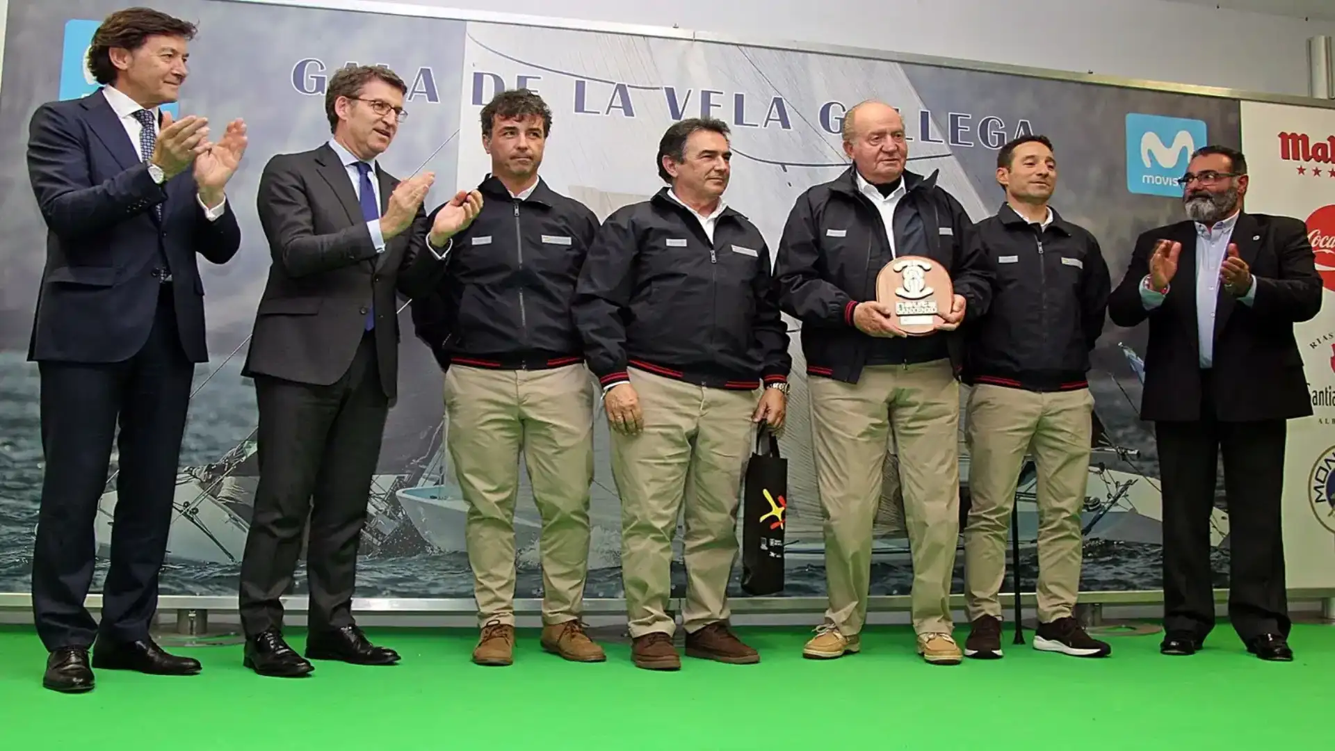 Successo del Gala de la Vela Galician presieduto da Don Juan Carlos a Sanxenxo