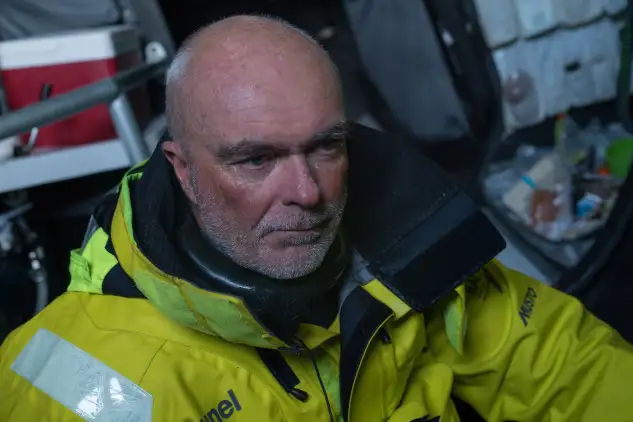 Boiuwe Bekking, no puede disimular el cansancio por la lucha con el "Dongfeng"