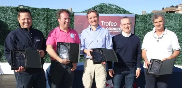 Gonzalo Arnal, Javier Sanchidrián, Ramón Zubiaga, Óscar Villasante de El Correo y Juan Valdivia