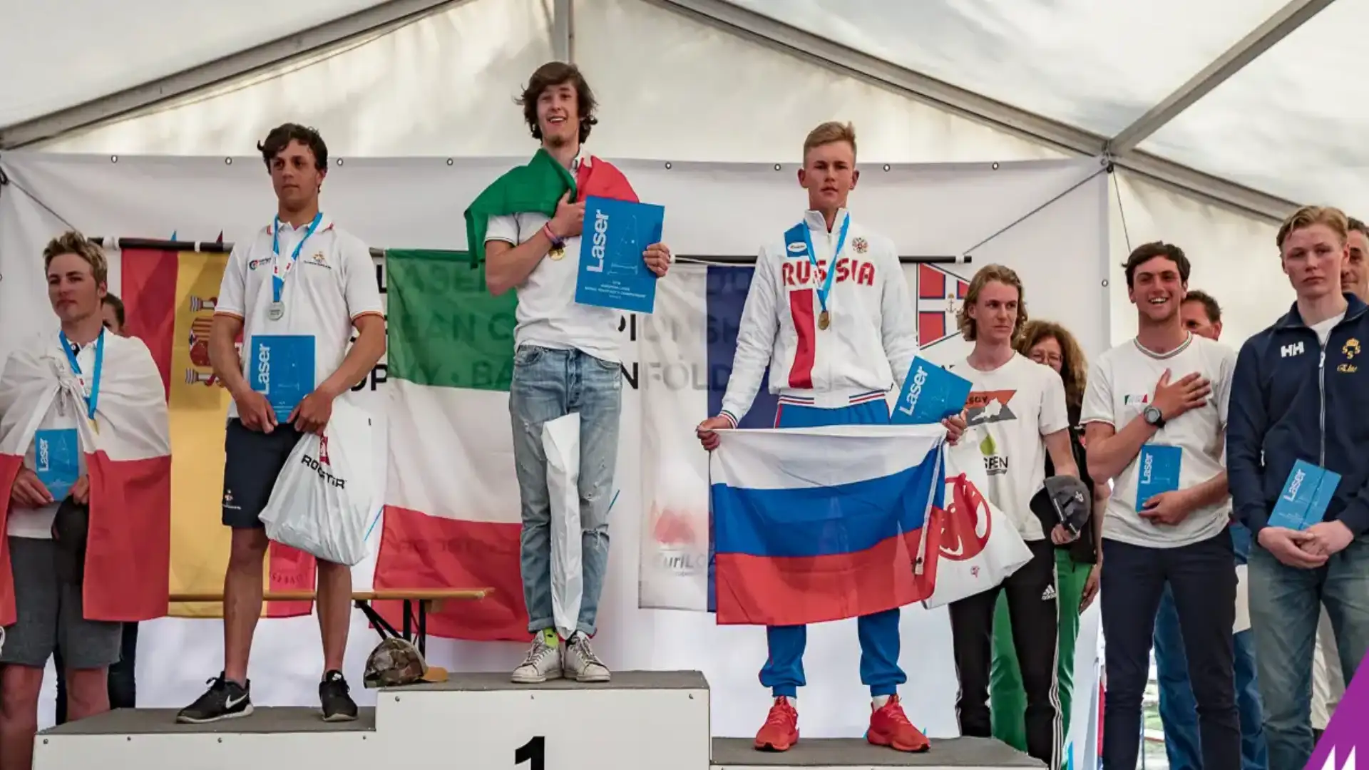 Marcelo Cairo del Nàutic Cambrils Silver nella radio europea dei giovani in Ungheria
