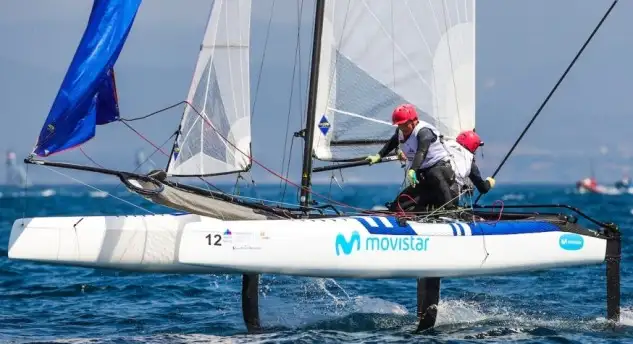 Martínez y Maslivets lucharán mañana por el bronce de Nacra 17 en la Copa del Mundo en Hyères