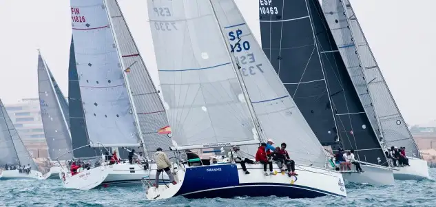 Pez de Abril, Kalamandurrio, Saleroso 2.0 y My Lady, son los líderes en el Trofeo Estrella de Levante al término de la primera jornada (Foto Pep Portas)