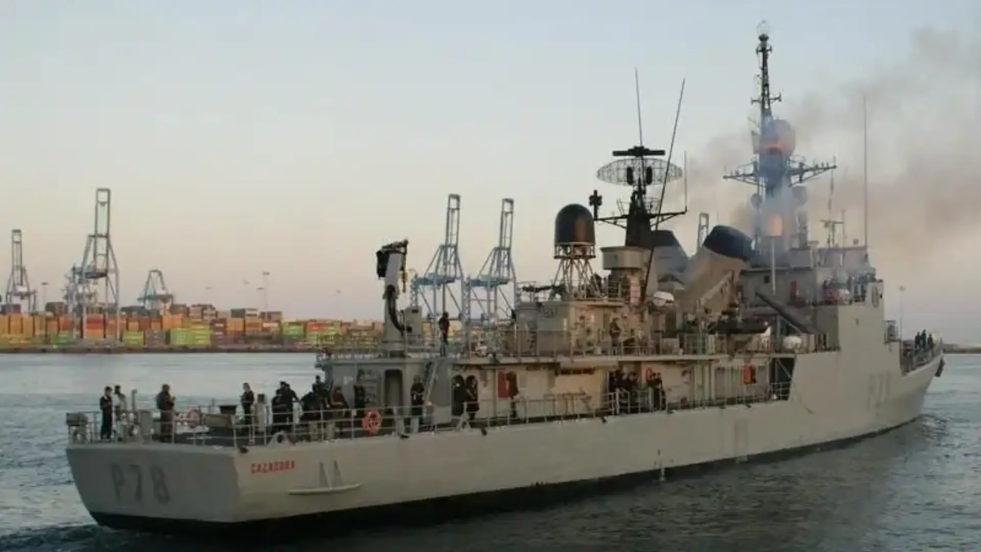 Un omaggio alla pattuglia "Hunting" in occasione della sua partenza nella Marina Militare