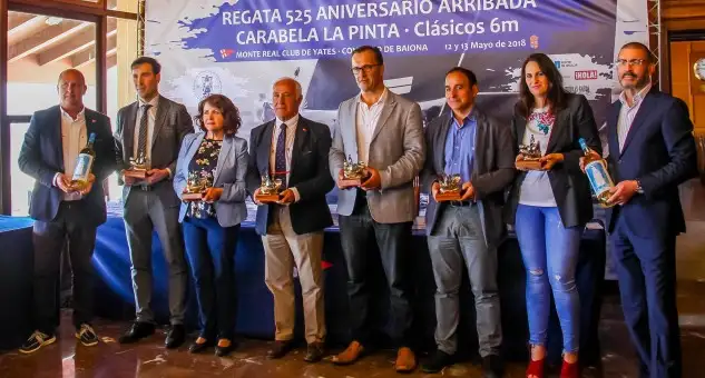 En la Regata 525 Aniversario de la Arribada de la Carabela Pinta participarán, en exclusiva, barcos de la clase 6m, tanto clásicos (construidos antes de los años 50) como modernos (construidos a partir de los años 70) (Foto Rosana Calvo)