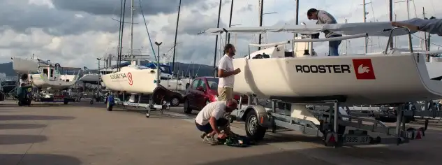 La proximidad del Europeo ya se nota en el Puerto Deportivo del Náutico de Vigo
