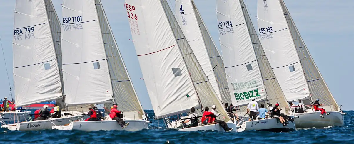 El "Biobizz" de José Azqueta fue el mejor de la flota de J80 que tiene a la vista la Copa de España en Getxo