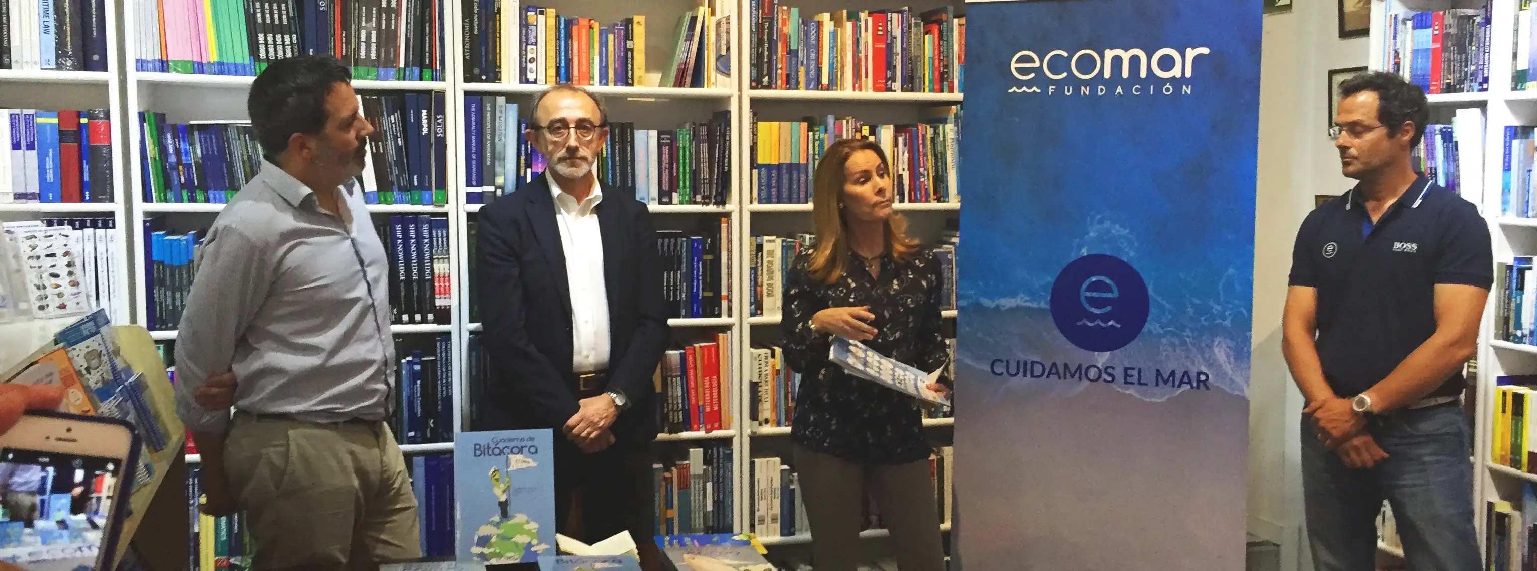 •Theresa Zabell, Juan José Litrán, Juan Melgar y Nuno Barreto, desvelaron los nuevos contenidos de la guía del programa Grímpola Ecomar