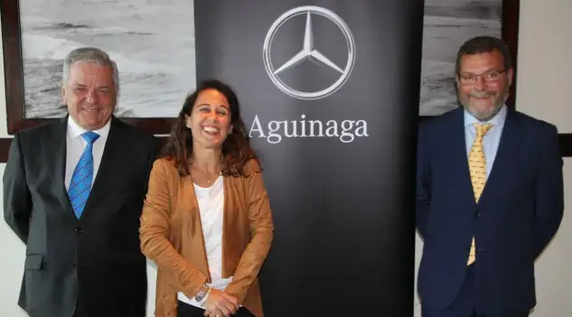 Tomas Alonso Allende y Eduardo G.Santamarina con Ana Landeta